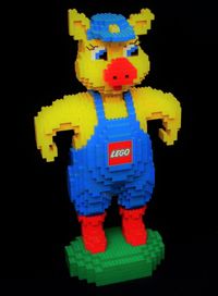 Glued LEGO Piggy&#039;s 29 Model-1988-1