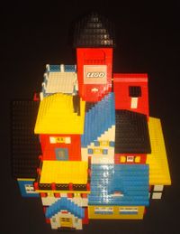 Glued LEGO The Village Model-1976-2