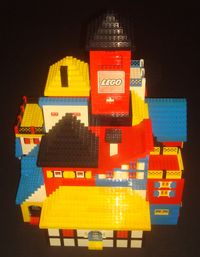 Glued LEGO The Village Model-1976-3