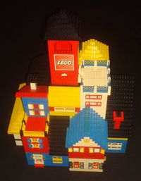 Glued LEGO The Village Model-1976-4