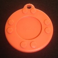 LEGO Coin Holder Red-1997-2