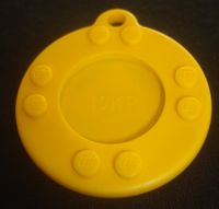 LEGO Coin Holder Yellow-1997-2