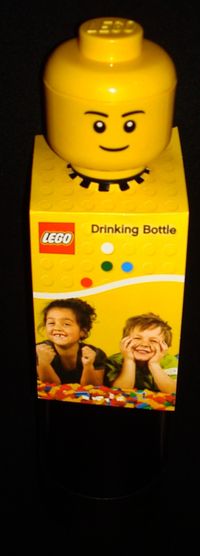 Lego Drinking Bottle Black-2010-1