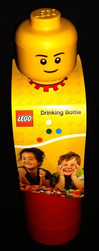 Lego Drinking Bottle Red-2010-1